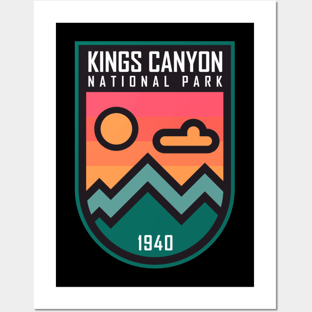 Kings Canyon National Park Wall Art by Sachpica